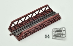 Tomytec X032502 - 1:150 - Pony-Fachwerkbrücke - rot